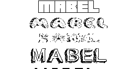 Coloriage Mabel