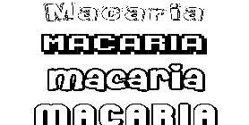 Coloriage Macaria