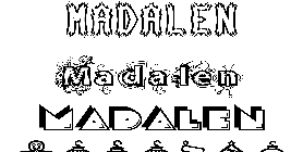 Coloriage Madalen