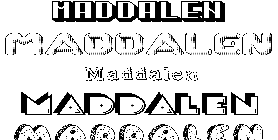 Coloriage Maddalen