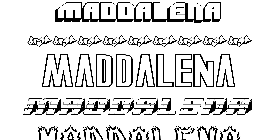 Coloriage Maddalena