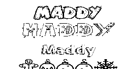 Coloriage Maddy