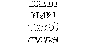 Coloriage Madi