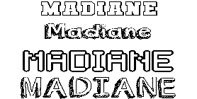 Coloriage Madiane