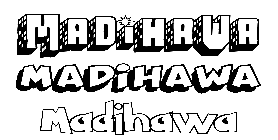 Coloriage Madihawa