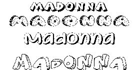 Coloriage Madonna