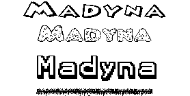 Coloriage Madyna