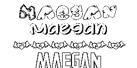 Coloriage Maegan