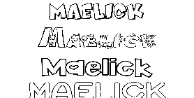 Coloriage Maelick