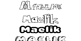 Coloriage Maelik