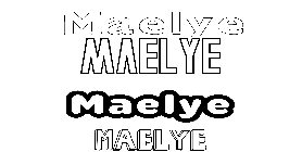Coloriage Maelye