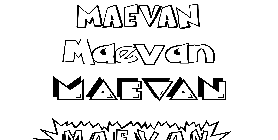 Coloriage Maevan