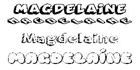 Coloriage Magdelaine