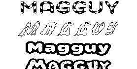 Coloriage Magguy