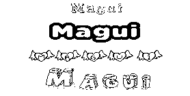 Coloriage Magui