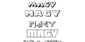 Coloriage Magy