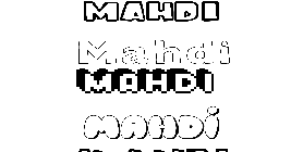 Coloriage Mahdi