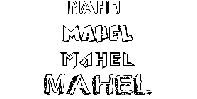 Coloriage Mahel