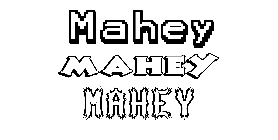 Coloriage Mahey