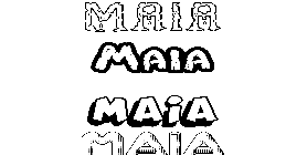 Coloriage Maia