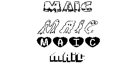 Coloriage Maic