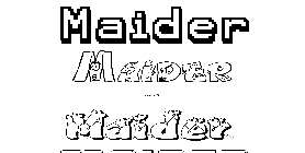 Coloriage Maider