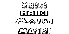 Coloriage Maiki