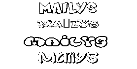 Coloriage Maïlys