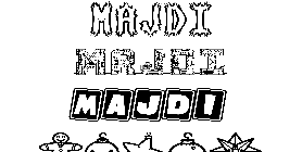 Coloriage Majdi