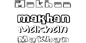 Coloriage Makhan