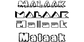 Coloriage Malaak