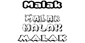 Coloriage Malak