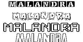 Coloriage Malandra