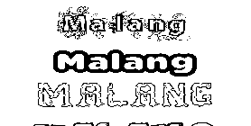 Coloriage Malang