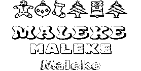 Coloriage Maleke