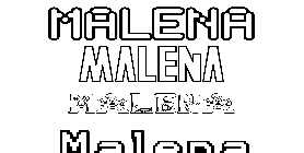 Coloriage Malena