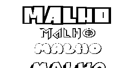 Coloriage Malho