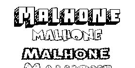 Coloriage Malhone