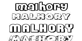 Coloriage Malhory
