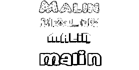 Coloriage Malin