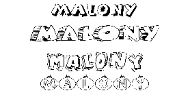 Coloriage Malony