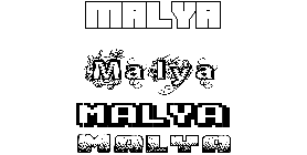 Coloriage Malya