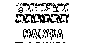 Coloriage Malyka