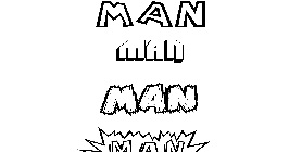 Coloriage Man