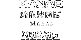 Coloriage Manae