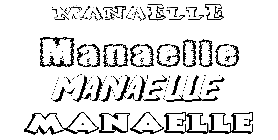 Coloriage Manaelle