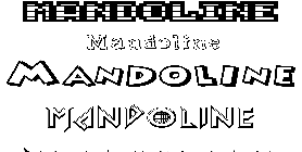 Coloriage Mandoline