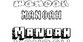 Coloriage Manoah