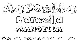 Coloriage Manoella