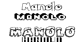 Coloriage Manolo